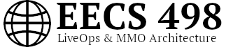 EECS 498 LiveOps & MMO Architecture Logo